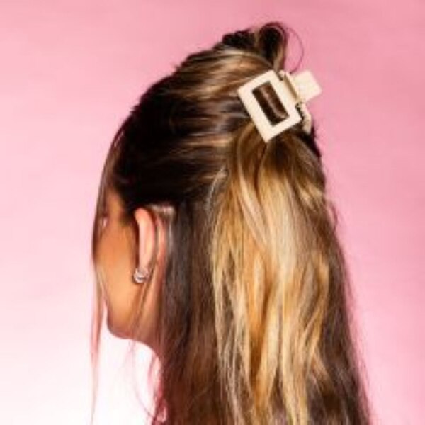 Gimme Beauty Fine Hair Extra Grip Hair Clips, Black & Tan, 2 CT