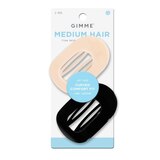  Gimme Beauty Lay Flat Claw Clip, Black/Cream, 2 CT, thumbnail image