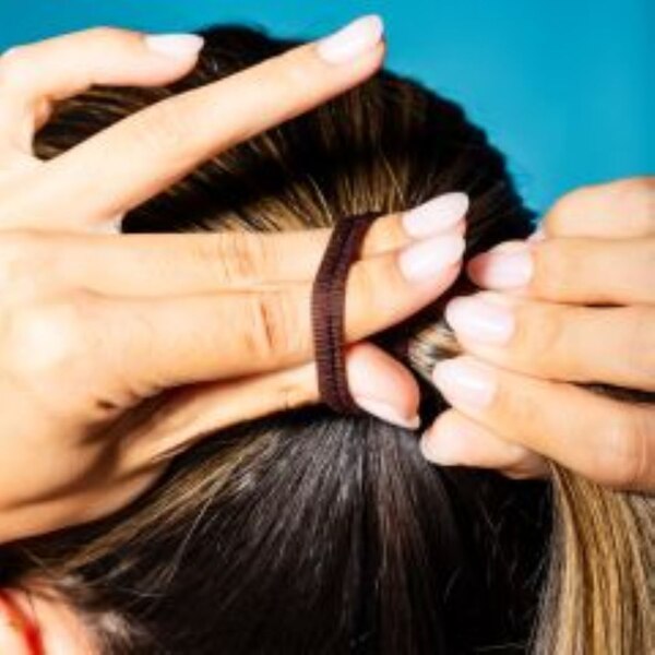 Gimme Beauty Medium Hair Elastics, Dark Brown, 12 CT