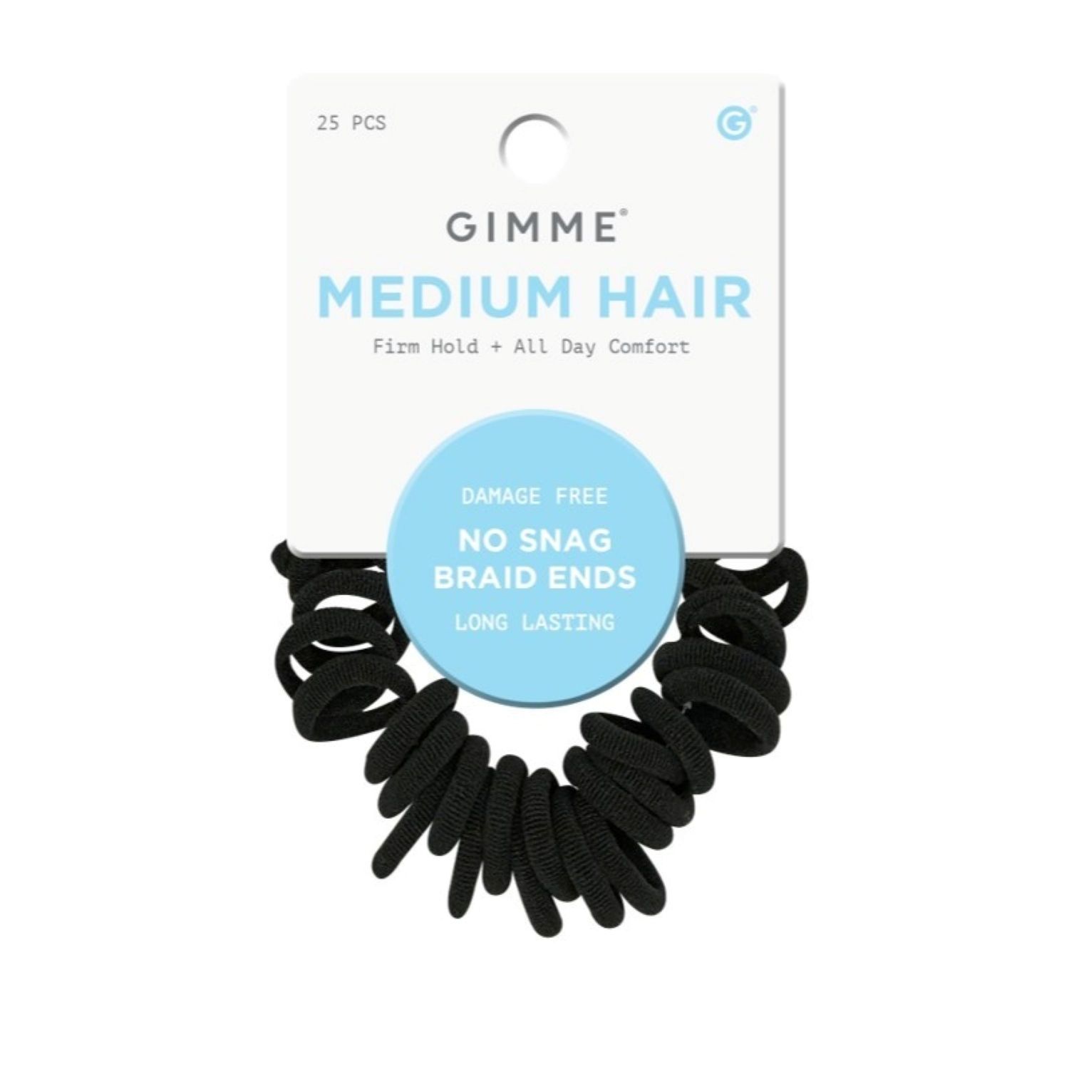 Gimme Beauty Medium Hair No Snag Braid Ends, 25 CT
