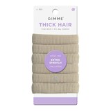 Gimme Beauty Thick Hair Elastics, Blonde, 6 CT, thumbnail image