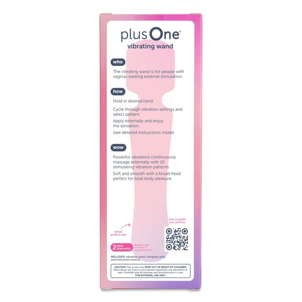 plusOne Vibrating Wand