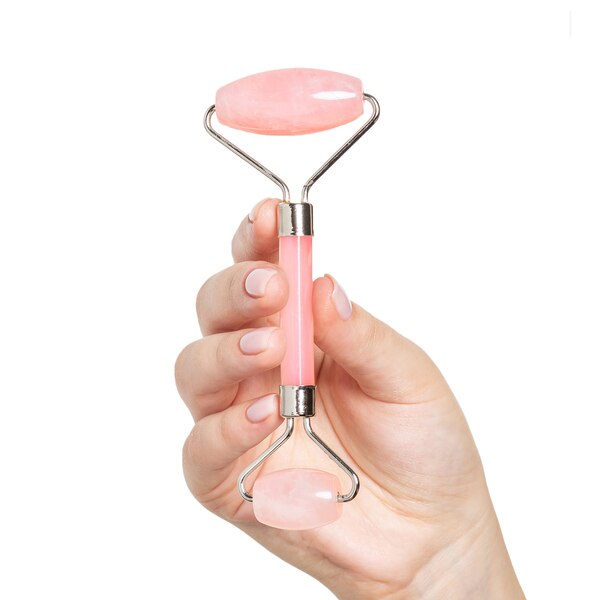Plum Beauty Rose Quartz Facial Roller