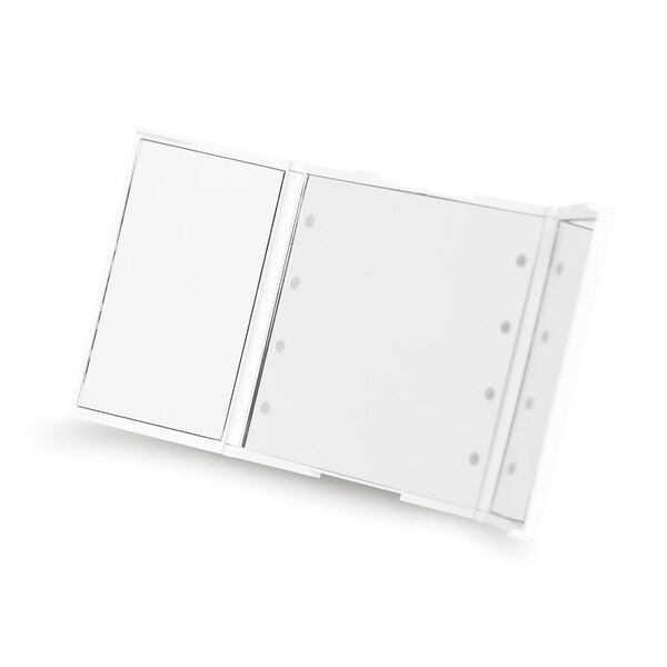 Plum Beauty Compact Tri-Fold Mirror