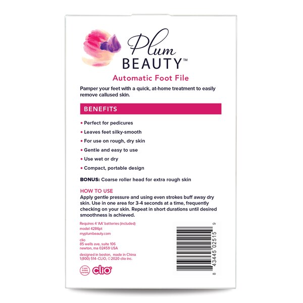 Plum Beauty Automatic Foot File