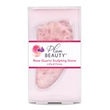 Plum Beauty Rose Quartz Sculpting Gua Sha Stone, thumbnail image