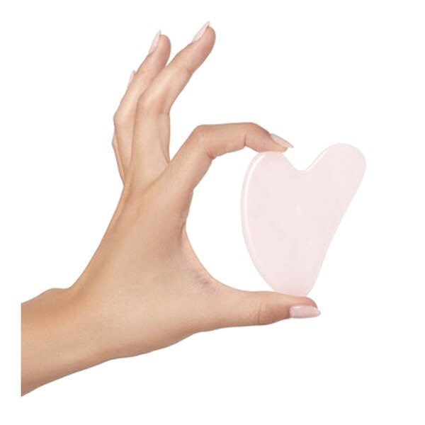 Plum Beauty Travel Size Rose Quartz Gua Sha Sculpting Stone