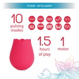 plusOne Vibrating Rose Arouser, thumbnail image