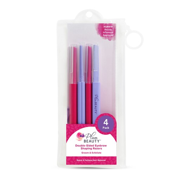 Plum Beauty Double Sided Facial Shaping Razors
