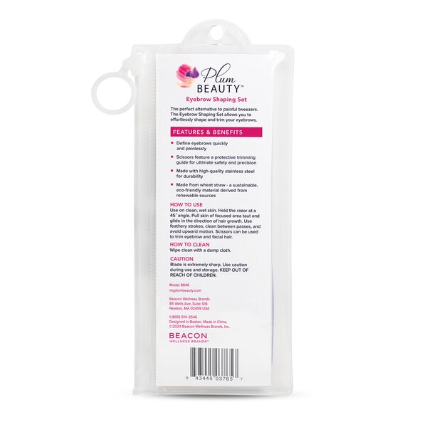 Plum Beauty Eyebrow Shaping Tool Set