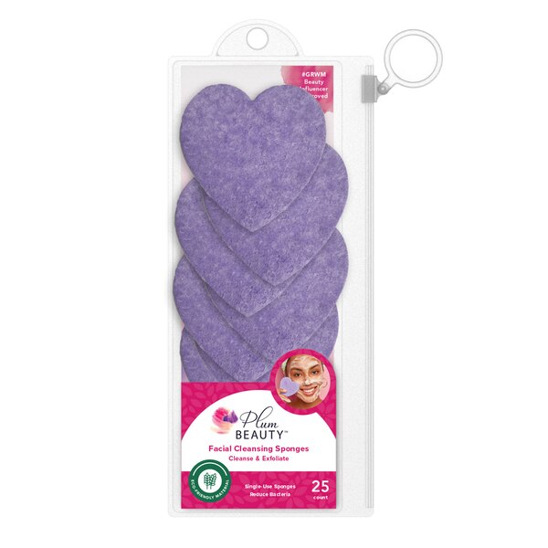 Plum Beauty Facial Cleansing Sponges