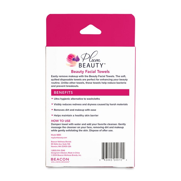 Plum Beauty Beauty Facial Towels