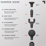 Sharper Image Powerboost Move Portable Percussion Massager, thumbnail image