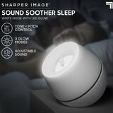 Sharper Image Sound Soother Sleep White Noise with LED Glow, thumbnail image