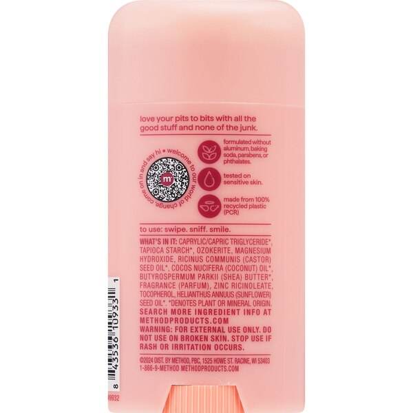 Method Deodorant, Pure Peace, 2.65 OZ