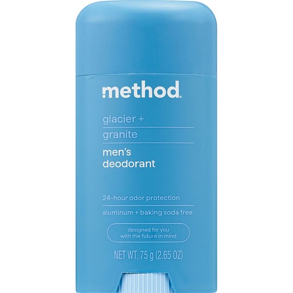 Method Deodorant, Glacier + Granite, 2.65 OZ