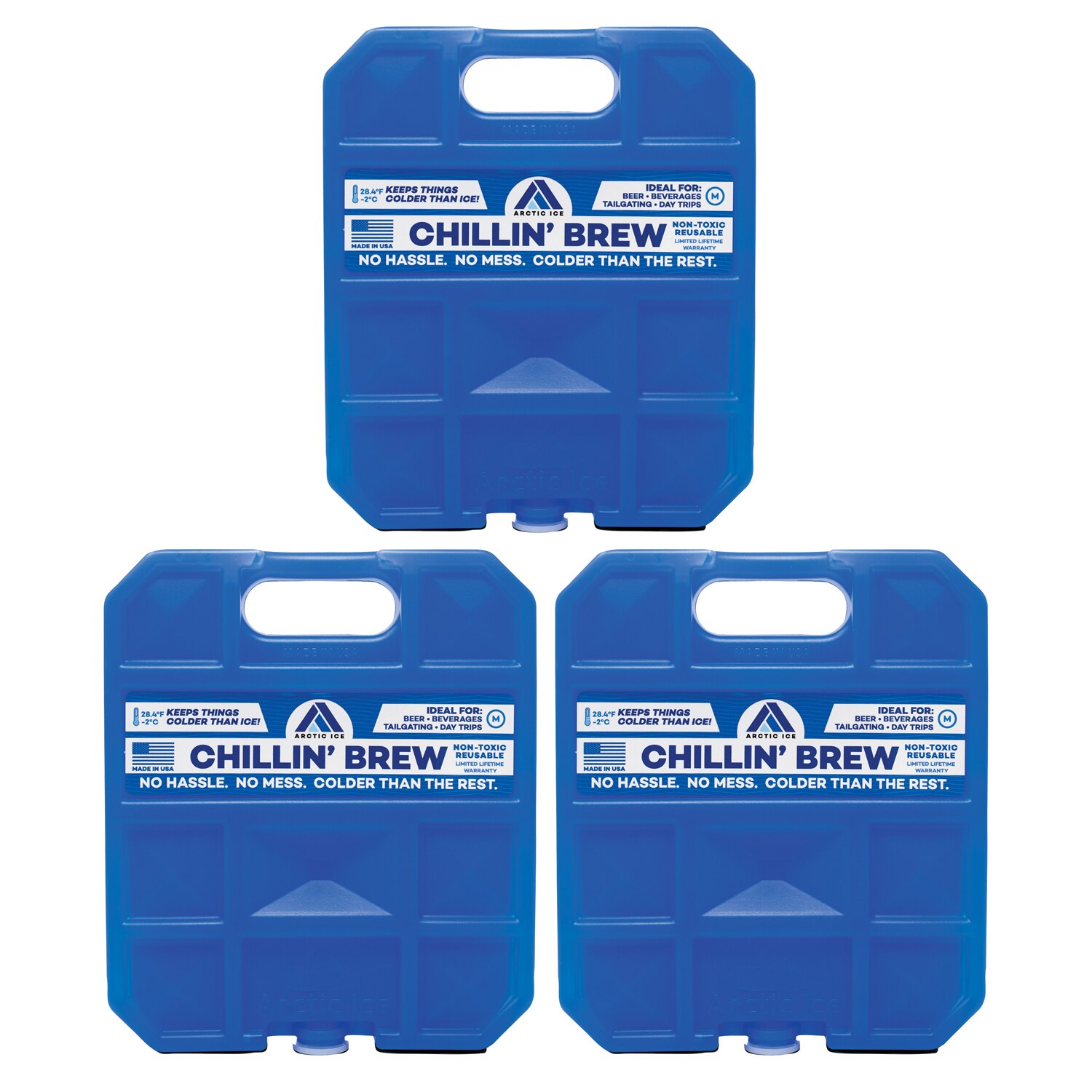 Artic Ice Chillin' Brew Series Freezer 3 Pack (2.5 lbs)