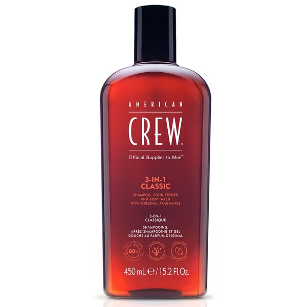 American Crew 3-In-1 Shampoo Conditioner & Body Wash, 15.2 OZ