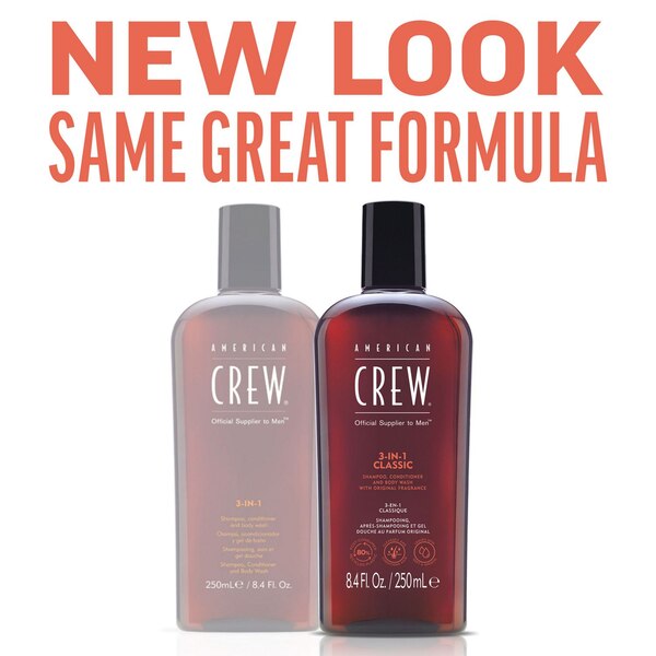 American Crew 3-In-1 Shampoo Conditioner & Body Wash, 15.2 OZ