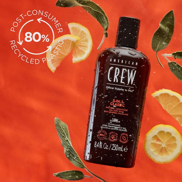 American Crew 3-In-1 Shampoo Conditioner & Body Wash, 15.2 OZ