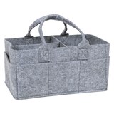 Trend Lab Felt Diaper Storage Caddy Gray, thumbnail image