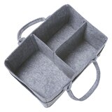 Trend Lab Felt Diaper Storage Caddy Gray, thumbnail image
