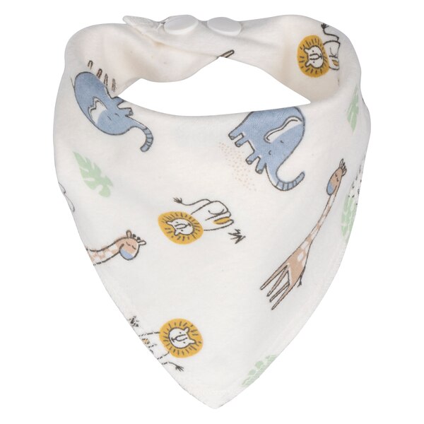 Tanzania Jungle 4 Pack Bib & Burp Cloth Set
