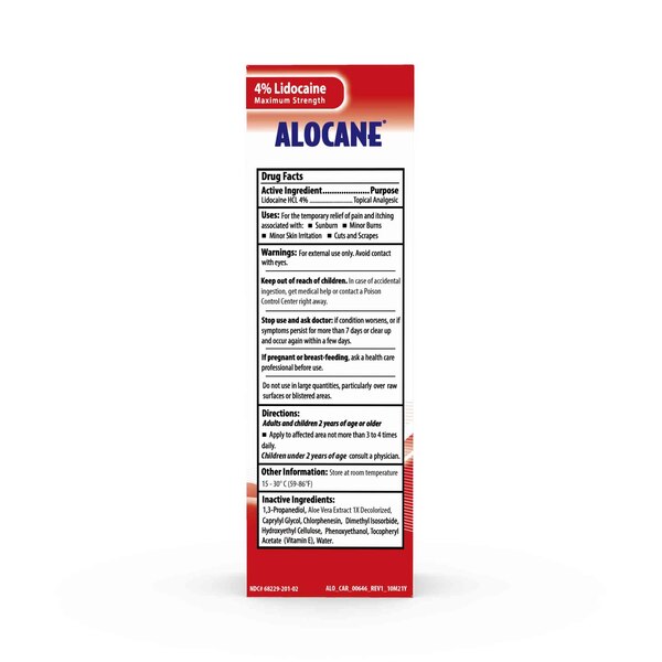 Alocane Maximum Strength Emergency Room Burn Gel