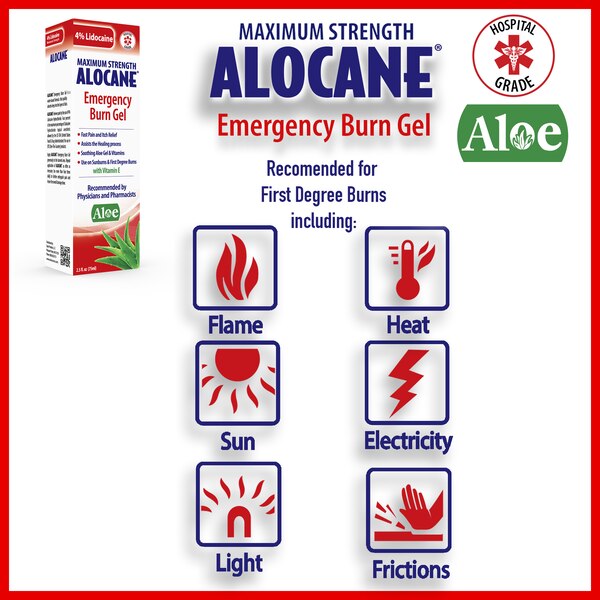 Alocane Maximum Strength Emergency Room Burn Gel