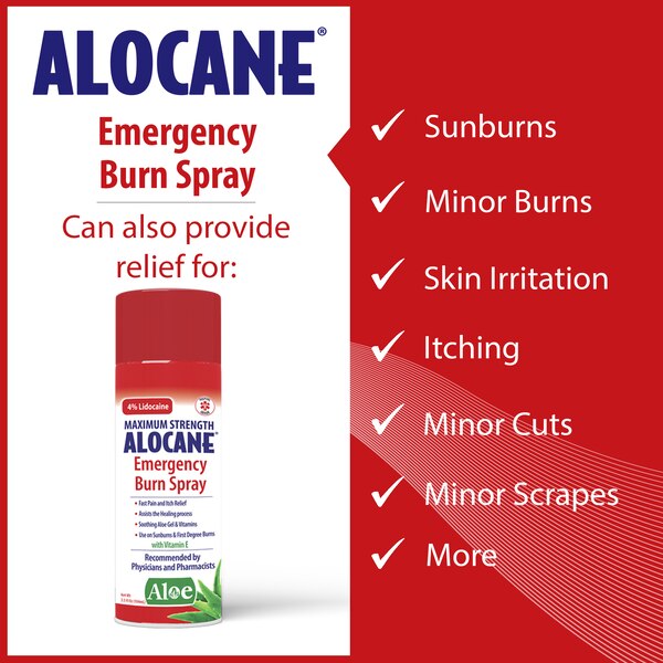 Alocane Maximum Strength Emergency Room Burn Spray