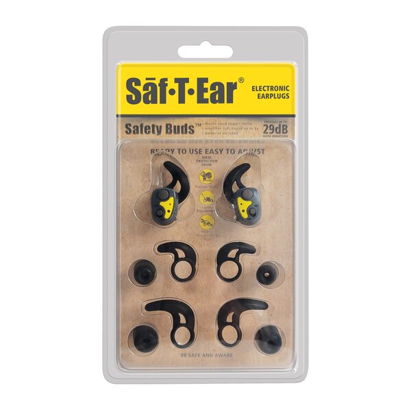 Lucid Hearing Saf-T-Ear Safety Buds Electronic Hearing Protection