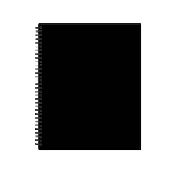 Blue Sky Notebook 8.5 in x 11 in, Black