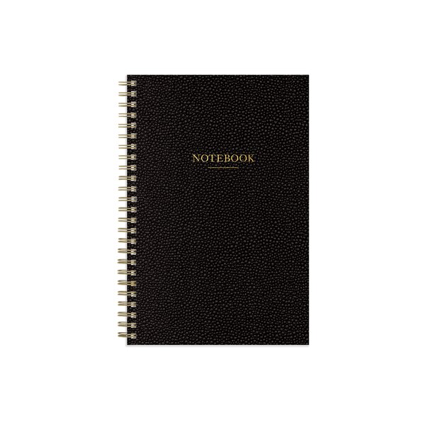 Blue Sky Hard Cover Notebook 5 in x 8 in, 160 Pages, Charcoal