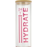 Sun & Sky Glass Water Bottle with Reusable Straw, 20 oz, Assorted Designs, thumbnail image