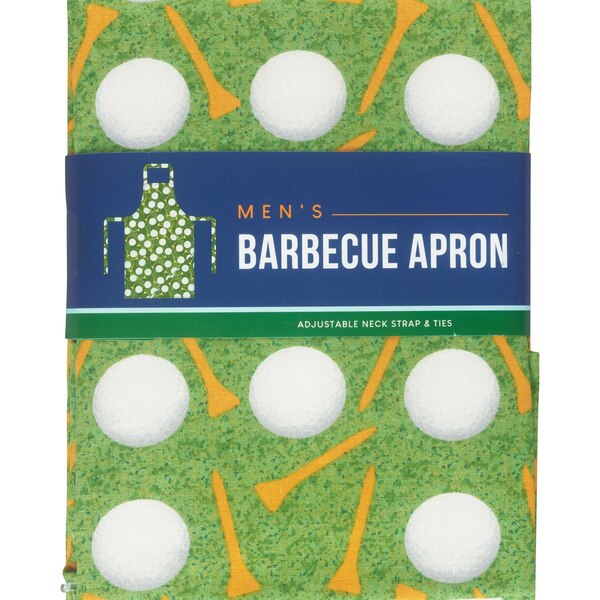 Silver One Men's Barbecue Apron, Assorted Designs