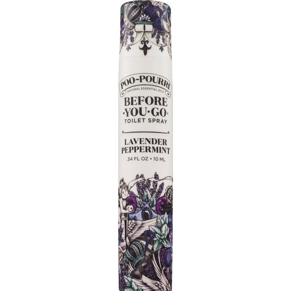 Poo-Pourri Travel Size Lavender Peppermint Before You Go Toilet Spray, 0.34 OZ