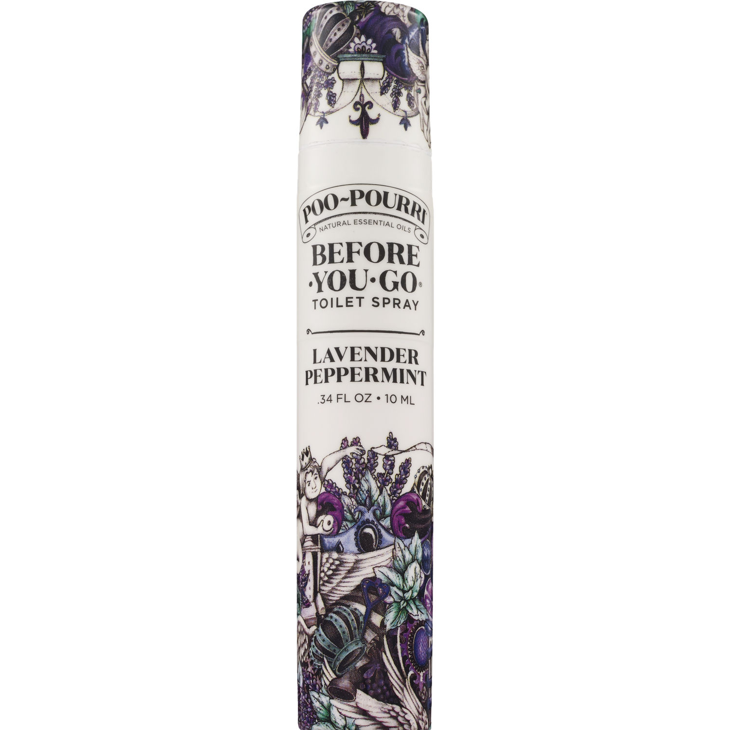 Poo-Pourri Travel Size Lavender Peppermint Before You Go Toilet Spray, 0.34 OZ