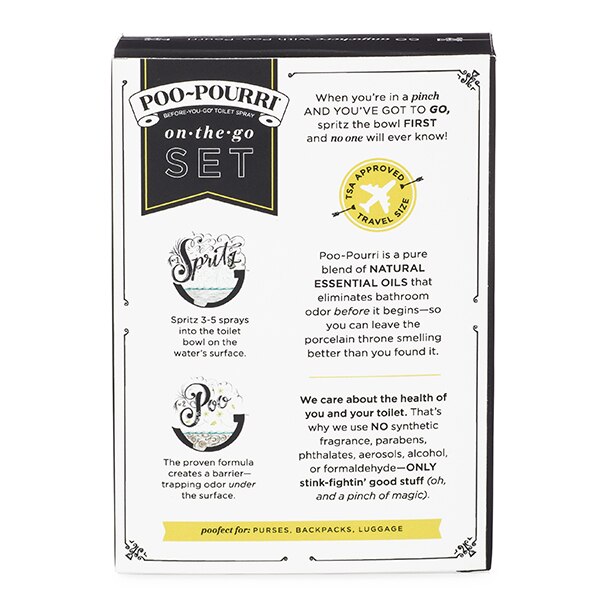 Poo-Pourri Before-You-Go On-The-Go-Set Toilet Spray, 3 ct