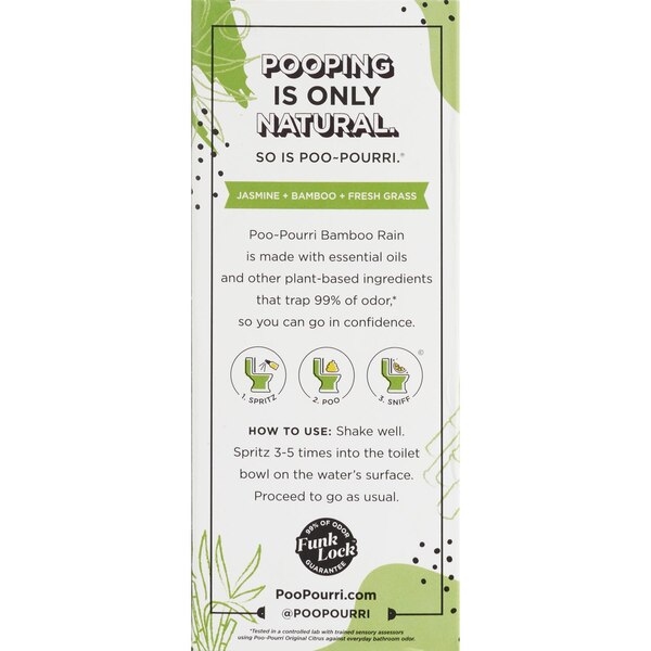 Poo-Pourri Toilet Spray, Bamboo Rain, 2 oz