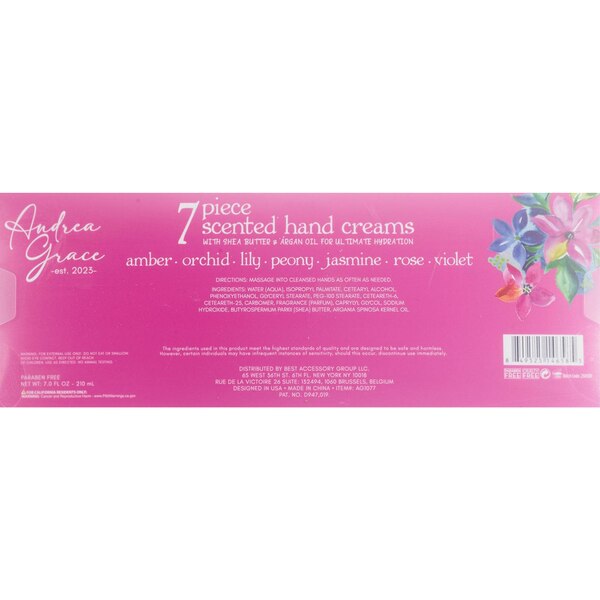 Andrea Grace 7-Piece Hand Cream Gift Set