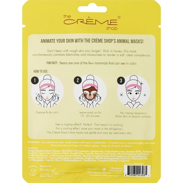 The Creme Shop Assorted Animal Face Masks
