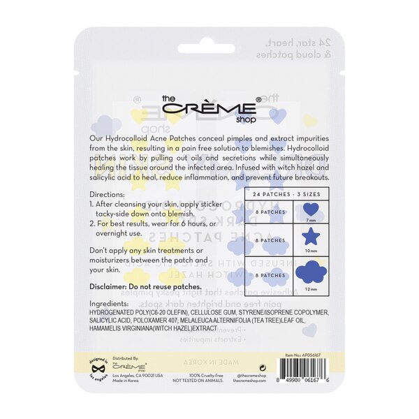 The Creme Shop Dreamy Skin Hydrocolloid Dark Spot Acne Patches