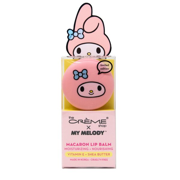 The Crème Shop My Melody Macaron Lip Balm, Strawberry Banana