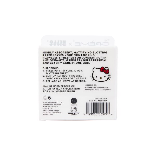 The Creme Shop x Hello Kitty: Mattifying Blotting Paper + Compact Mirror