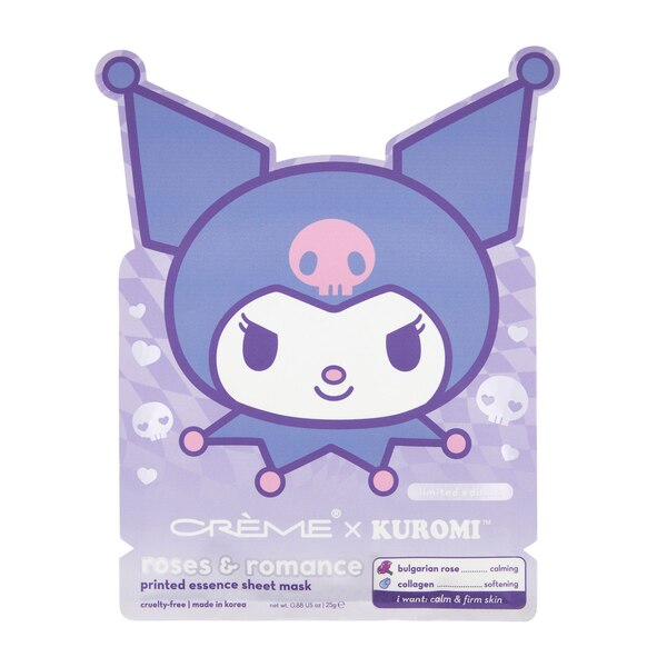 The Crème Shop x Kuromi, Roses & Romance Printed Essence Sheet Mask
