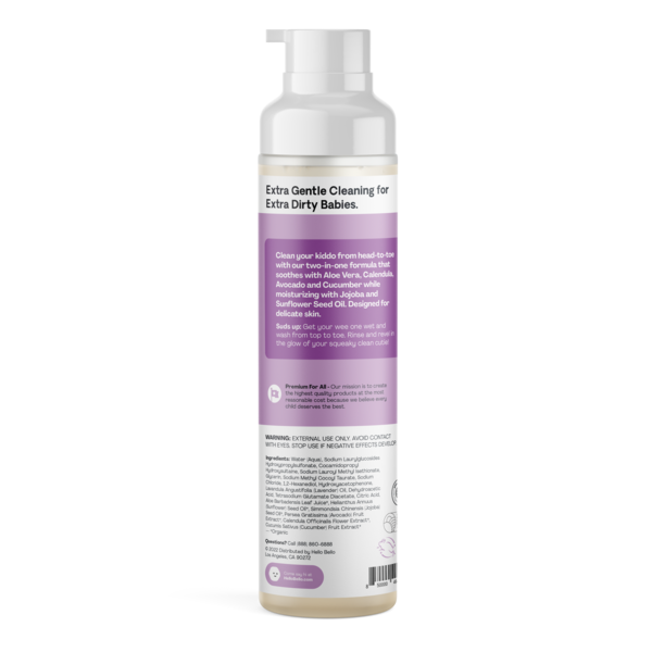 Hello Bello Baby Lavender Shampoo & Wash, 10 FL OZ