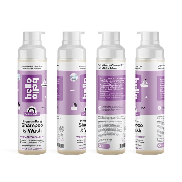 Hello Bello Baby Lavender Shampoo & Wash, 10 FL OZ
