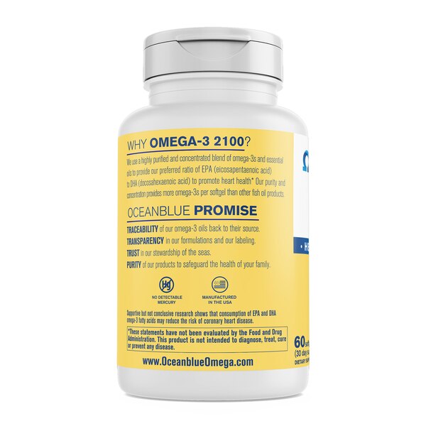 Oceanblue Omega-3 2100, 60 CT