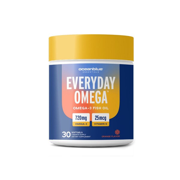 Ocean Blue Everyday Omega Omega-3 Fish Oil, 30 CT