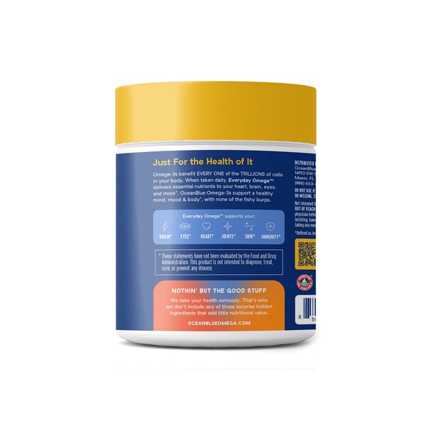 Ocean Blue Everyday Omega Omega-3 Fish Oil, 30 CT